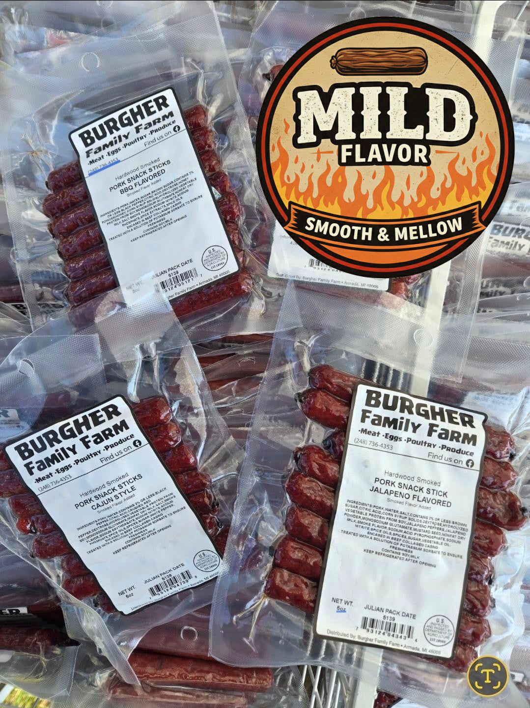 Mild Meat Sticks
